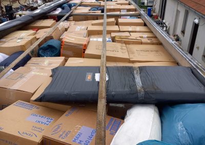 Inhoud vrachtwagen